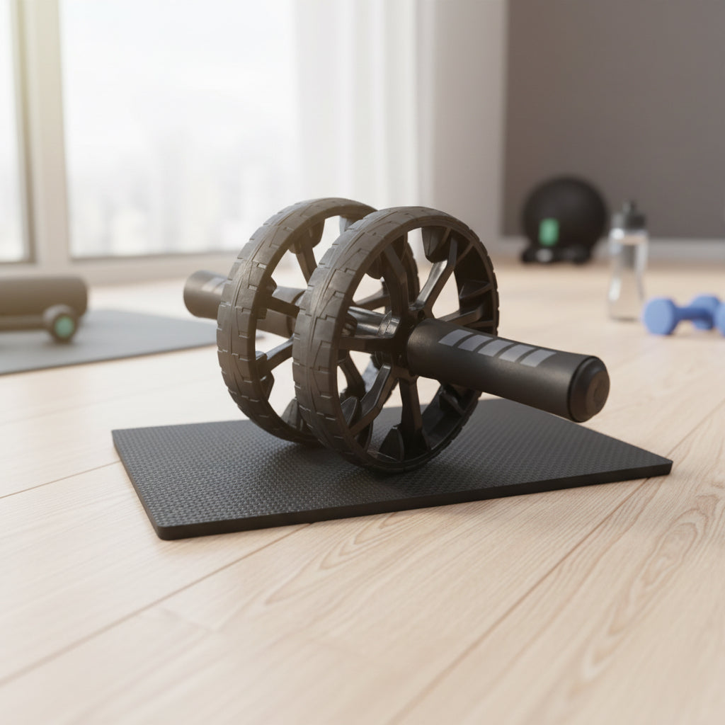 Fitness Equipment Muscle Abdominal Roller with Mat