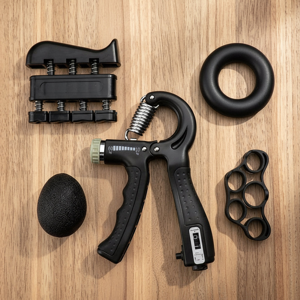 Gym Fitness Adjustable Count Hand Grip Set