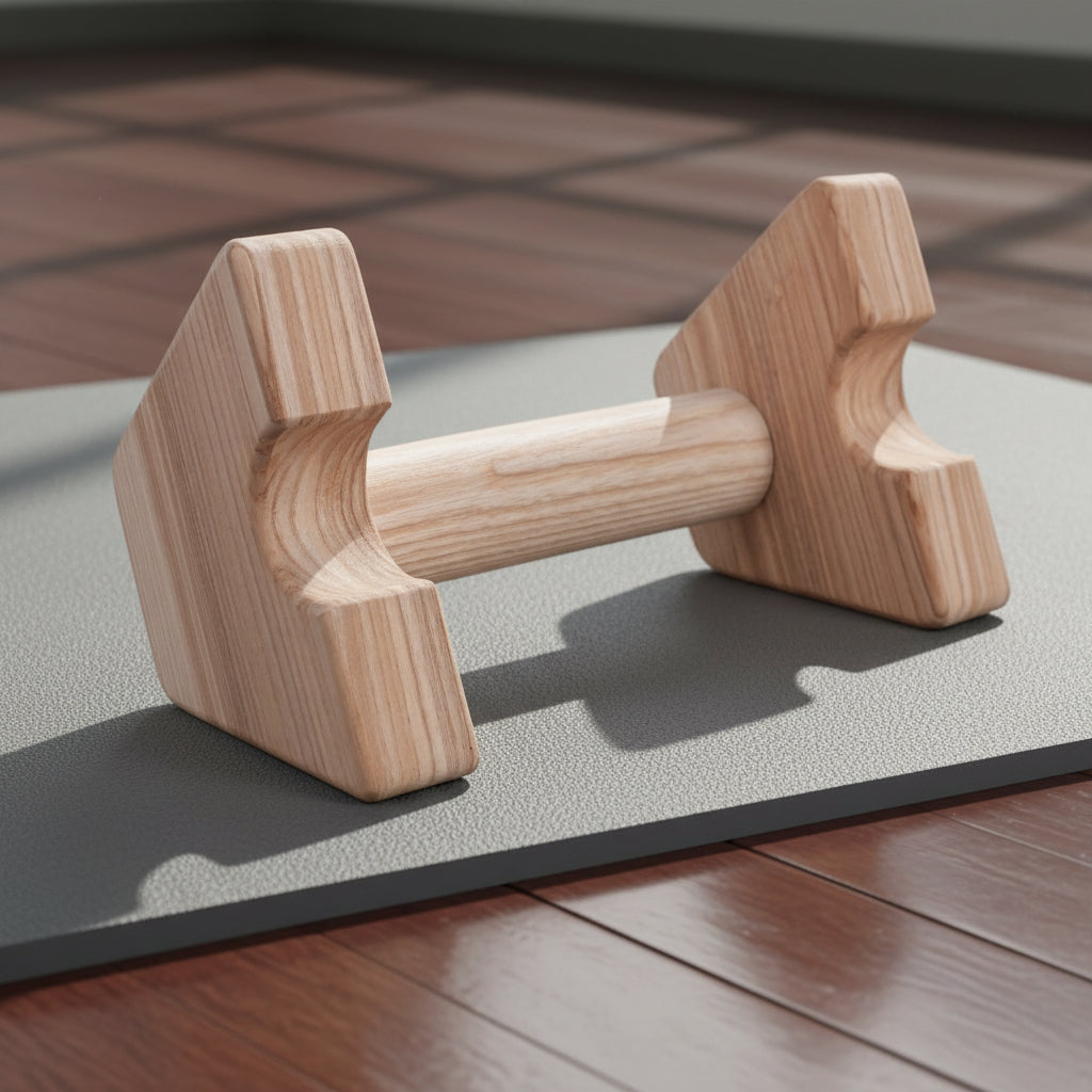 Ash handles for push-ups and calisthenics – strong grip, 2 pcs.